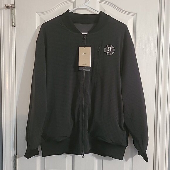 Nike Dri-FIT Men's Medium Sabrina Reversible Black Basketball Jacket FV3164-010 - Picture 1 of 7